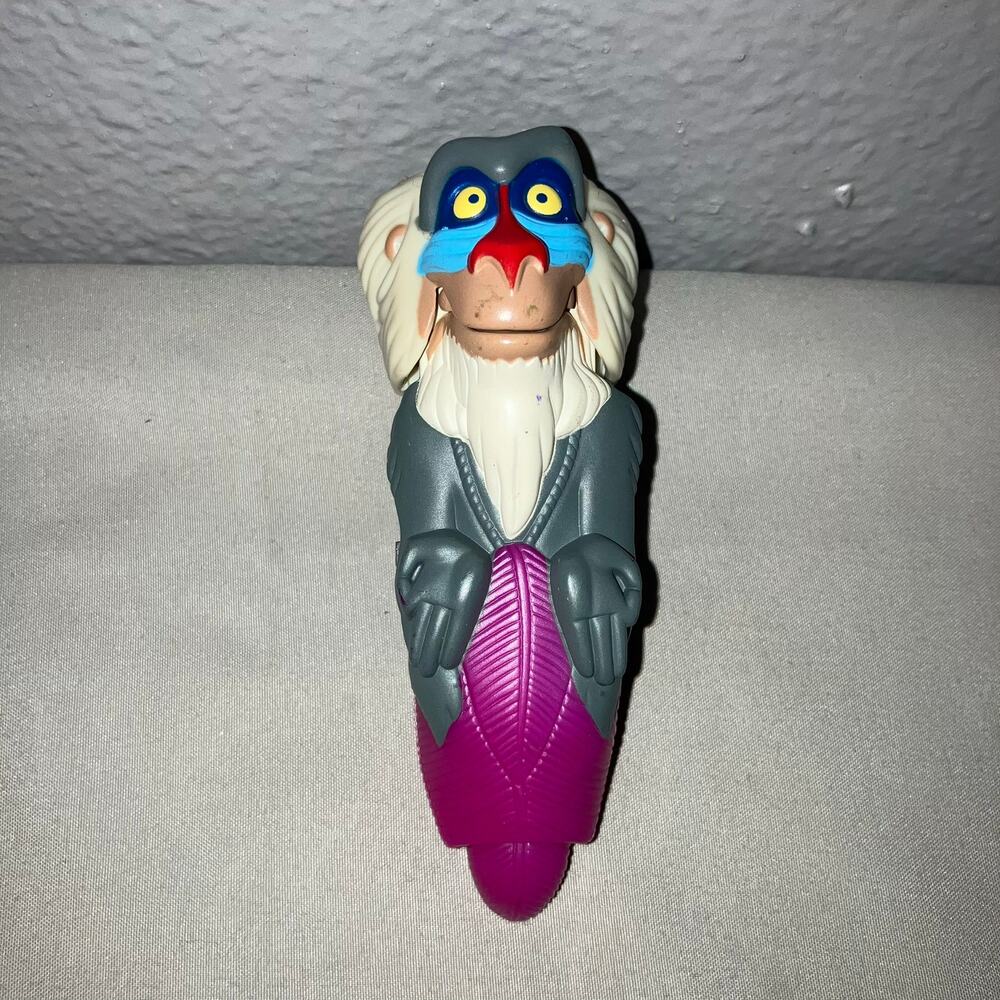 FF Toy McDonald's Disney The Lion King Rafiki Talking Finger Puppet Untested